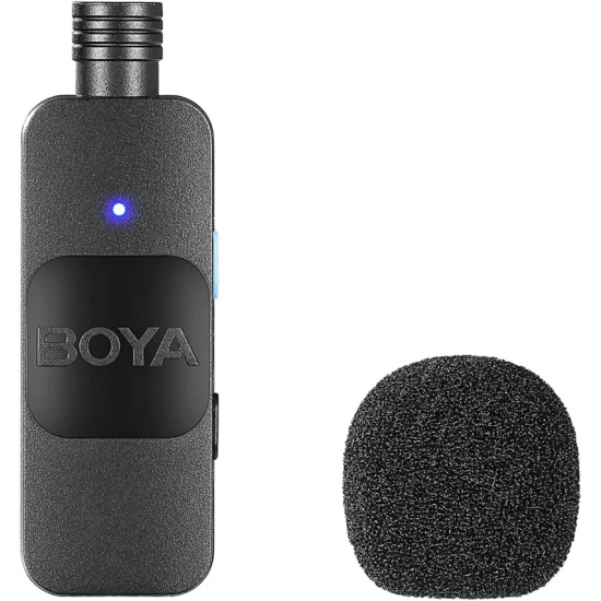 Mic Boya BY-V1 Wireless Microphone System With Separate High Noise Reduction Button for Eye phone,Eye OS Devices Mic Boya BY-V1 Wireless Microphone System With Separate High Noise Reduction Button for Eye phone,Eye OS Devices