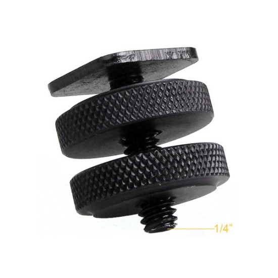 1/4 Hot Shoe To Tripod Mount Adapter 1/4 Hot Shoe To Tripod Mount Adapter