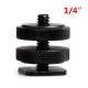 1/4 Hot Shoe To Tripod Mount Adapter 1/4 Hot Shoe To Tripod Mount Adapter