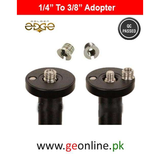 1/4" To 3/8" Adopters Tripod Screw Converter 1/4" To 3/8" Adopters Tripod Screw Converter