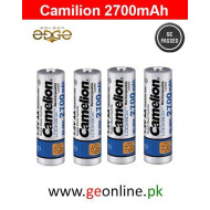 Battery AA Camelion 2700mAh Rechargeable 4 Cell Pack
