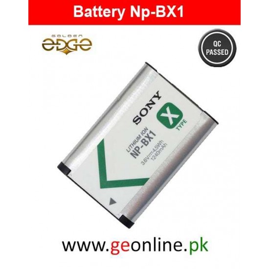 Battery SONY  NP-BX NPBX1 Pack Hdr-As100V Action Cam As15 As30V Dsc-Rx100 Hx400 Wx350 