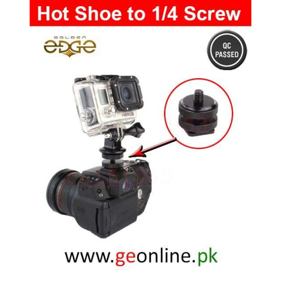 1/4 Hot Shoe To Tripod Mount Adapter 1/4 Hot Shoe To Tripod Mount Adapter